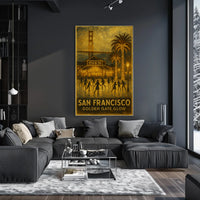 San Francisco Golden Gate Glow Poster