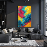 Vivid Abstract Expression Poster PosterGoat