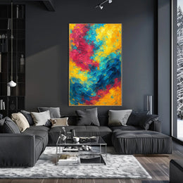 Vivid Abstract Expression Poster PosterGoat