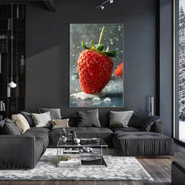 Juicy Strawberry Delight Poster PosterGoat