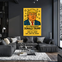 Trump Leadership Pop Art Patriotic Poster