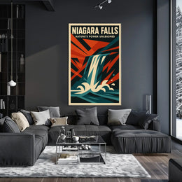 Niagara Falls NatureS Power Unleashed Poster