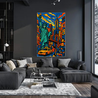 Vibrant New York City Poster