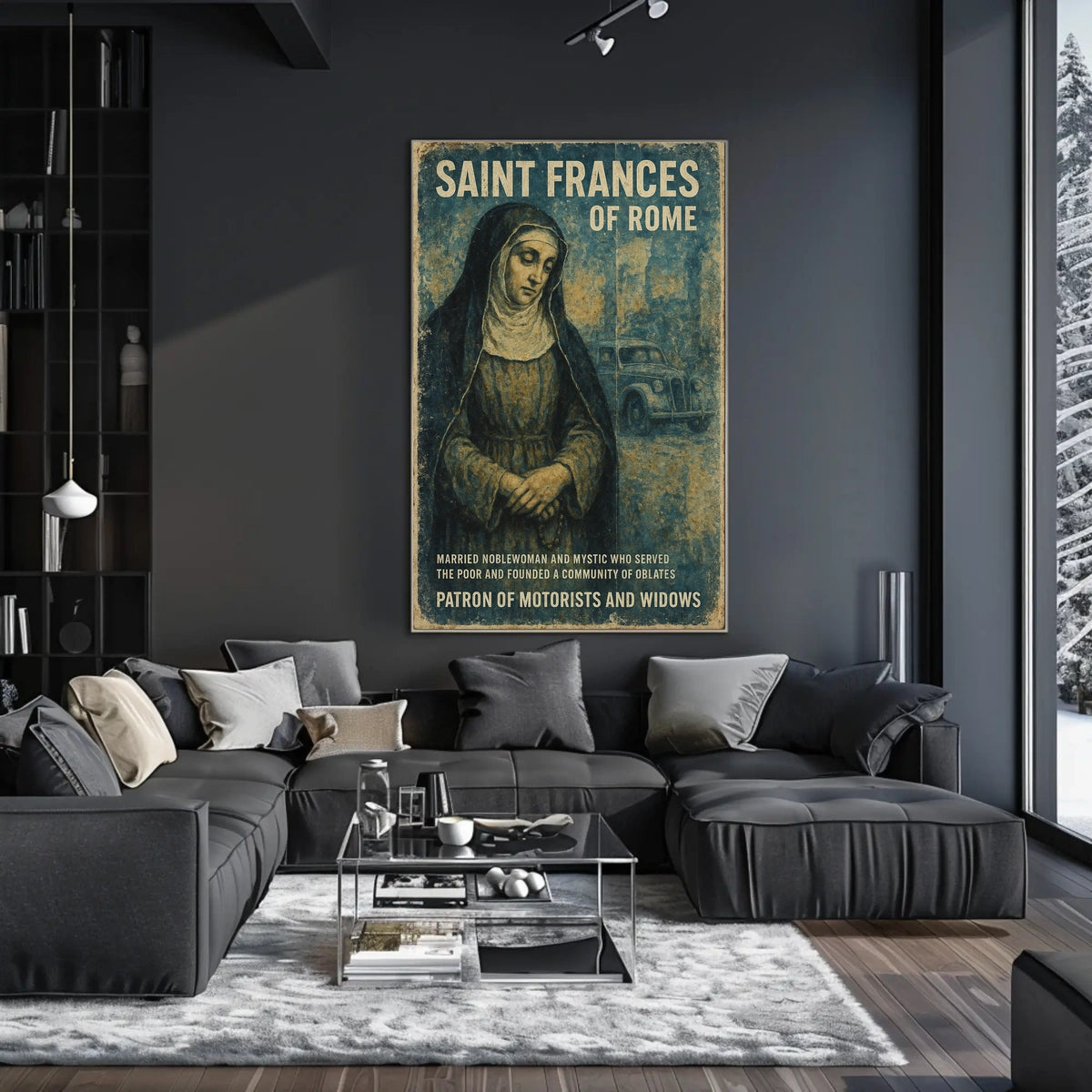 Saint Frances Of Rome Poster