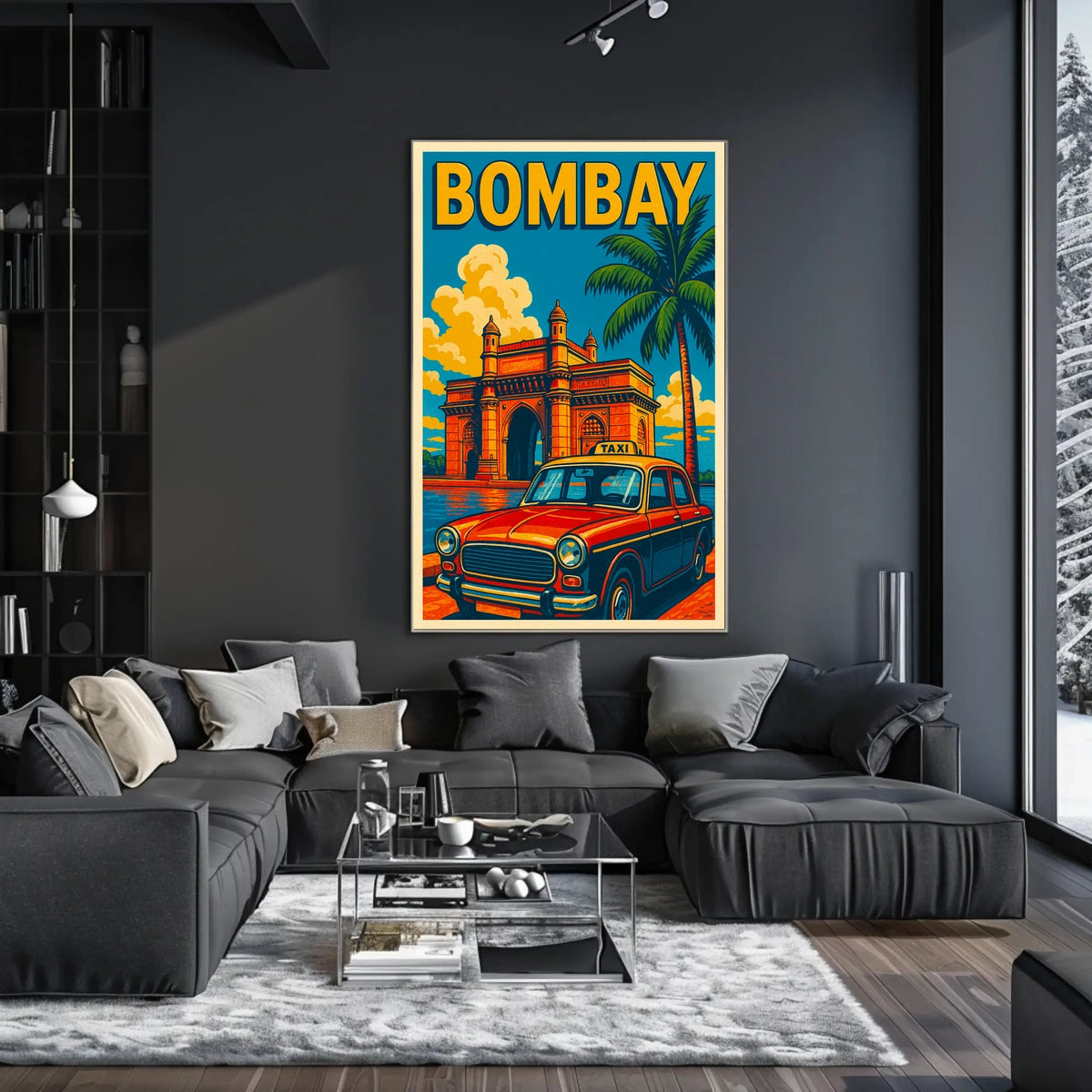 Bombay Vintage Travel Vintage Poster