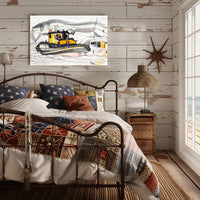 Bessie of NV Tugboat Abstract Artistic Poster