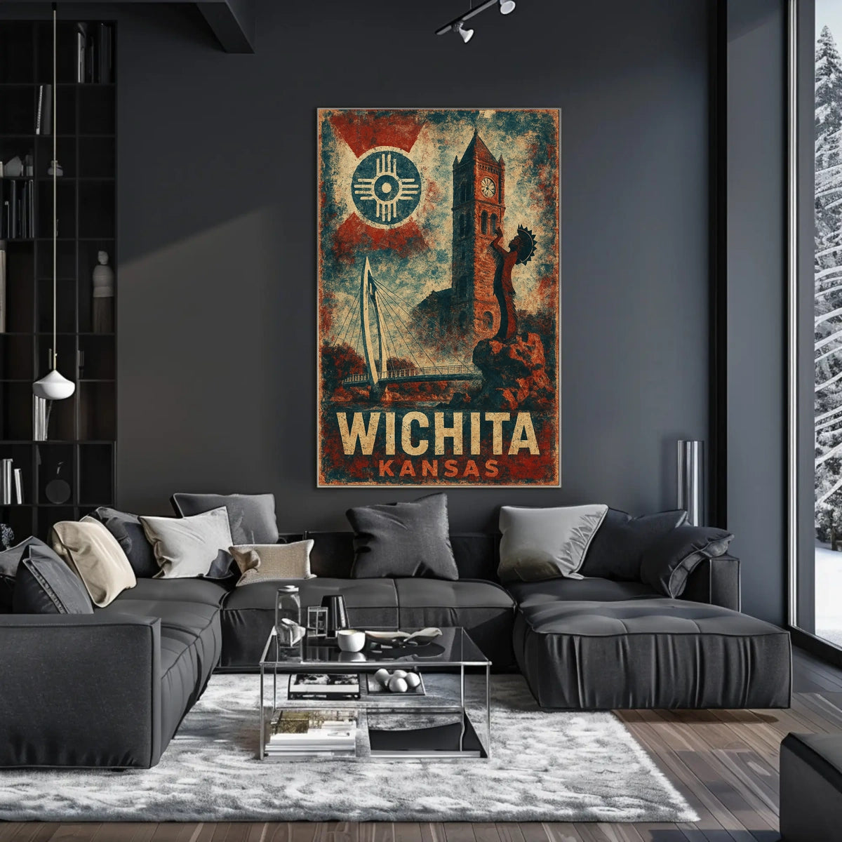 Wichita Heritage Vintage City Pride Poster