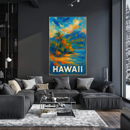 Tropical Paradise Hawaii Poster