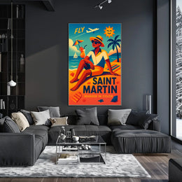 Saint Martin Wander in Color Poster