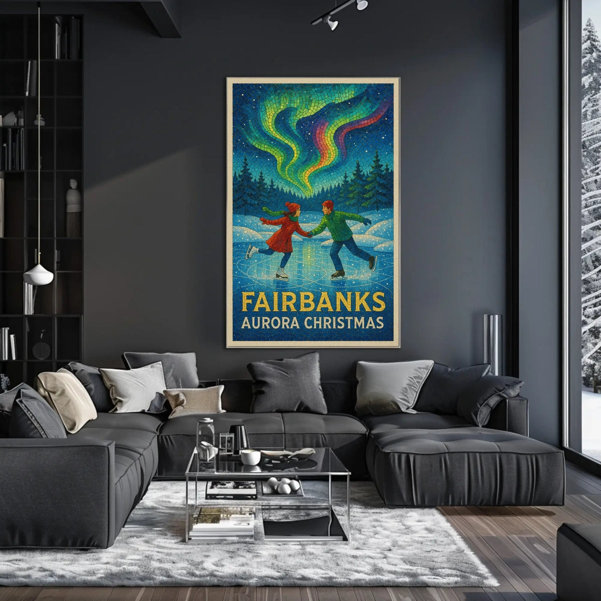 Fairbanks Aurora Poster