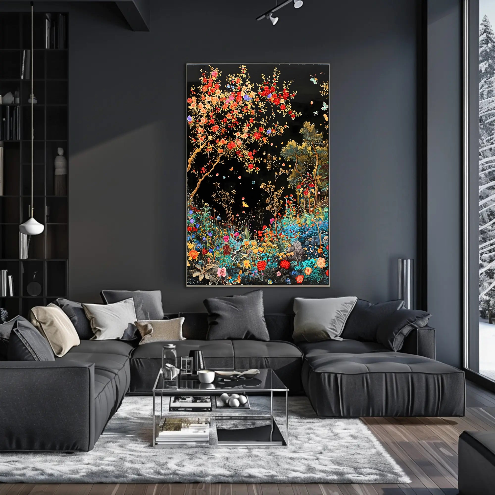 Enchanting Garden Scene: Cultural or Heritage Poster
