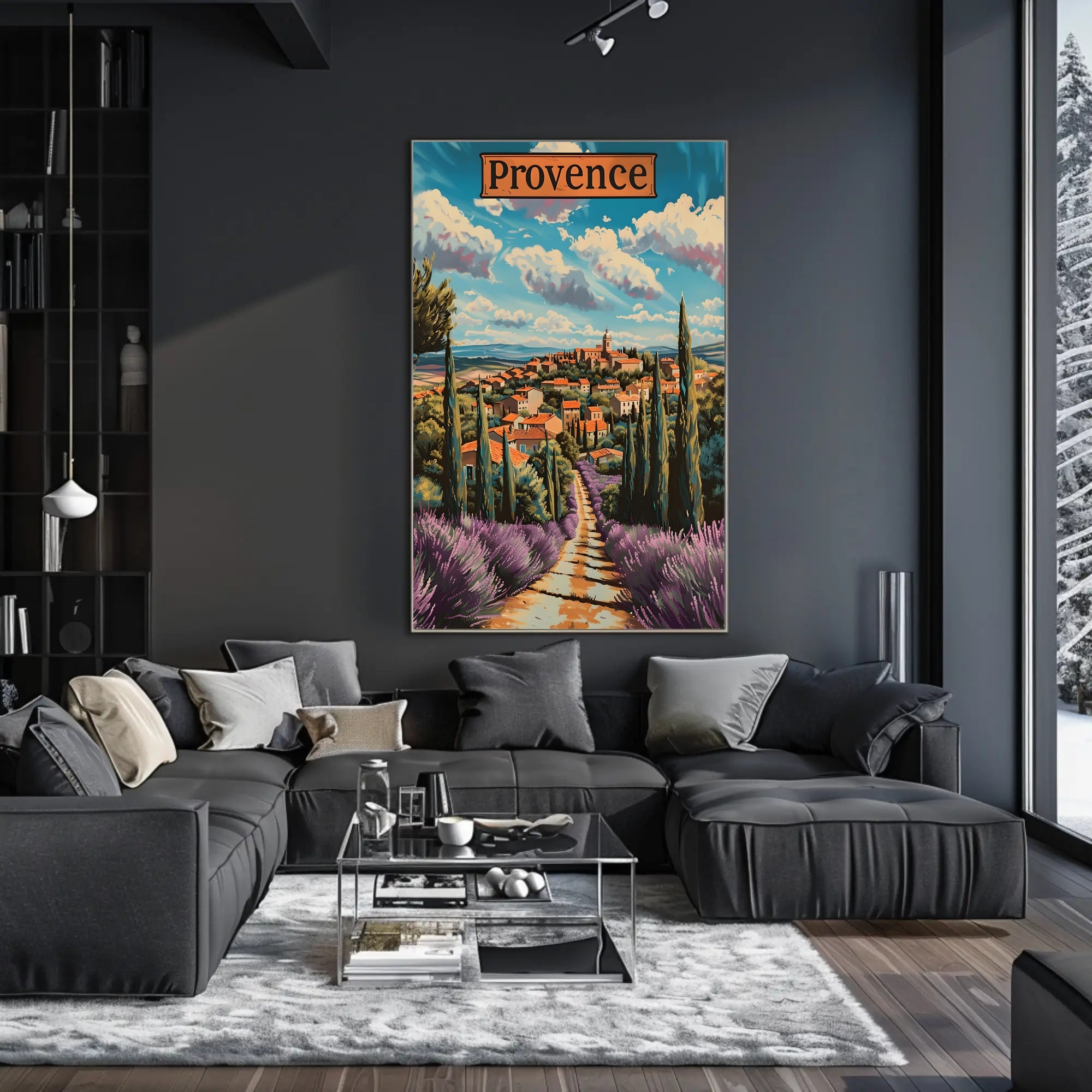 Picturesque Provence Village - Cultural or Heritage Poster