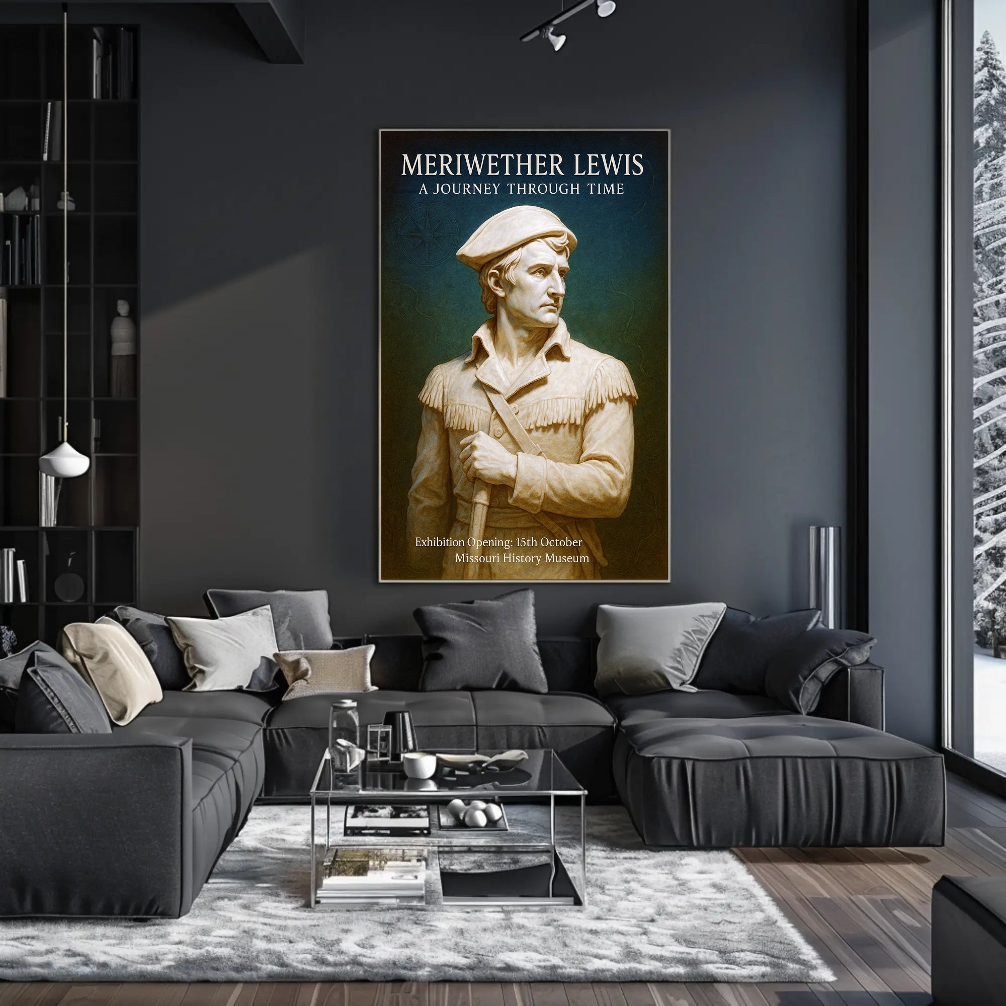 Meriwether Lewis A Journey Through Time Poster PosterGoat