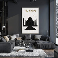 Taj Mahal Agra, India Poster PosterGoat