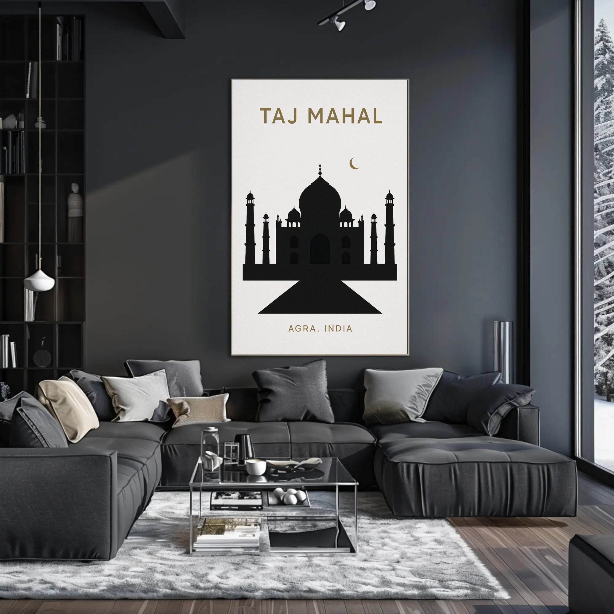 Taj Mahal Agra, India Poster PosterGoat