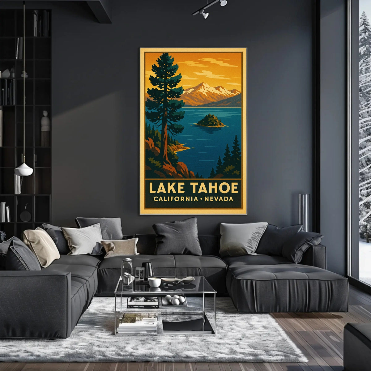 Lake Tahoe Scenic Poster