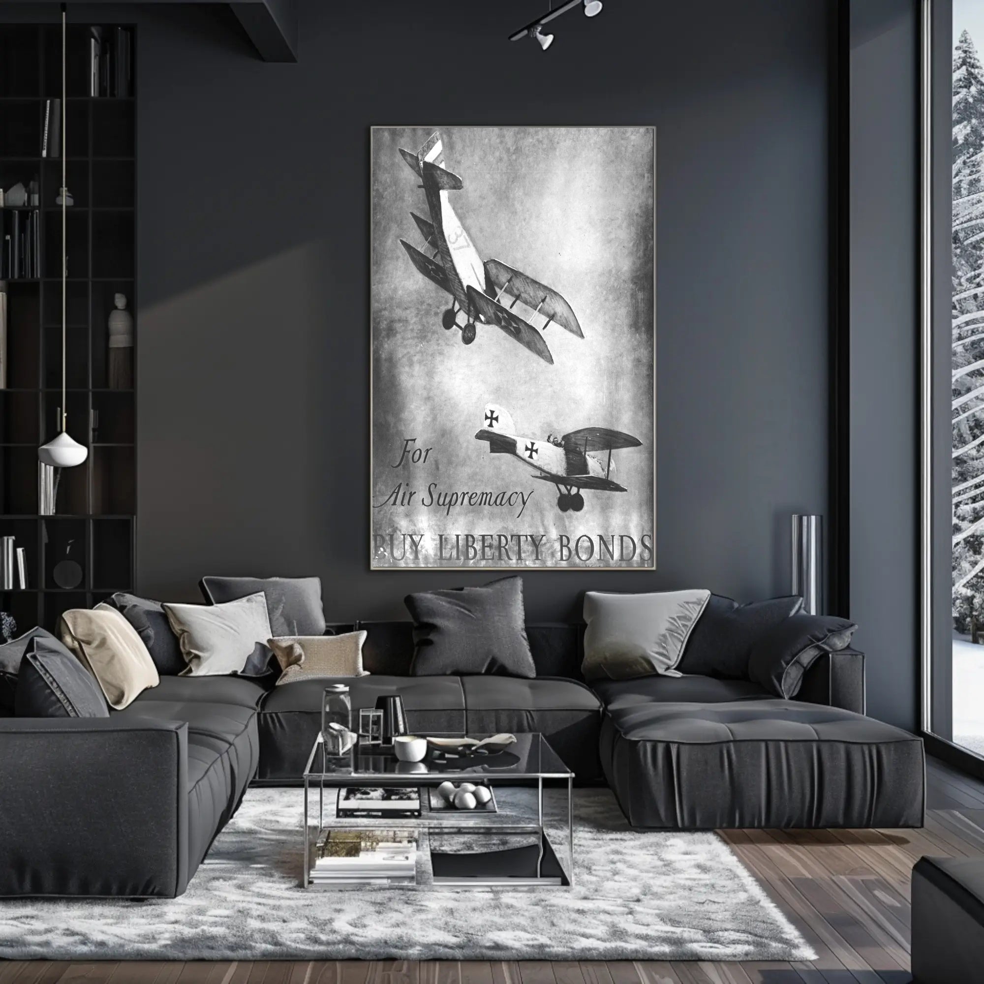 Air Supremacy and Liberty Bonds Poster PosterGoat