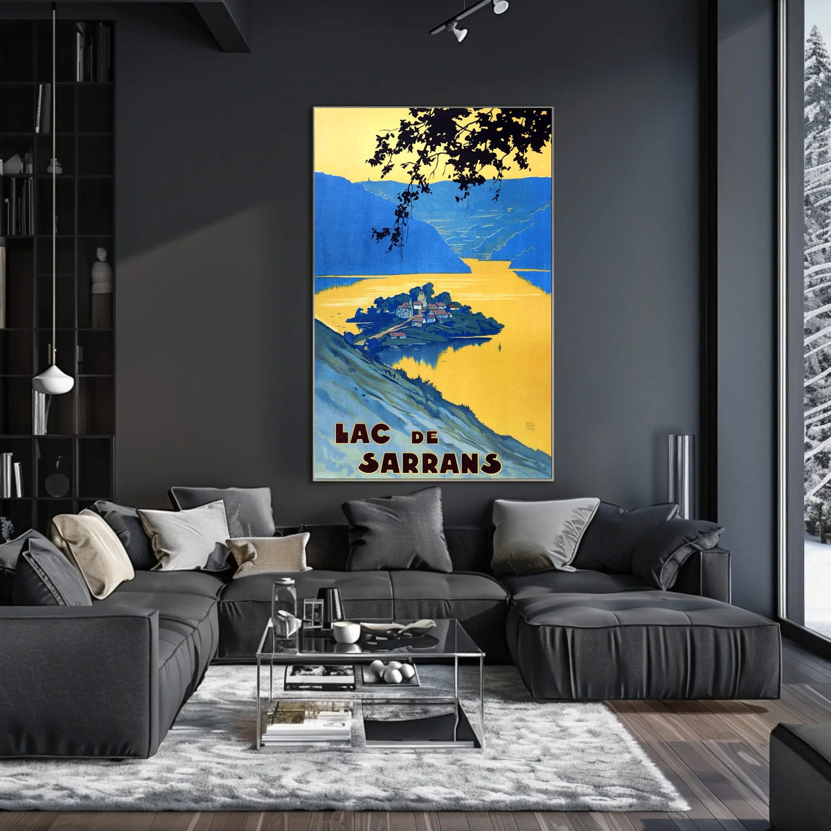Lac De Sarrans Poster