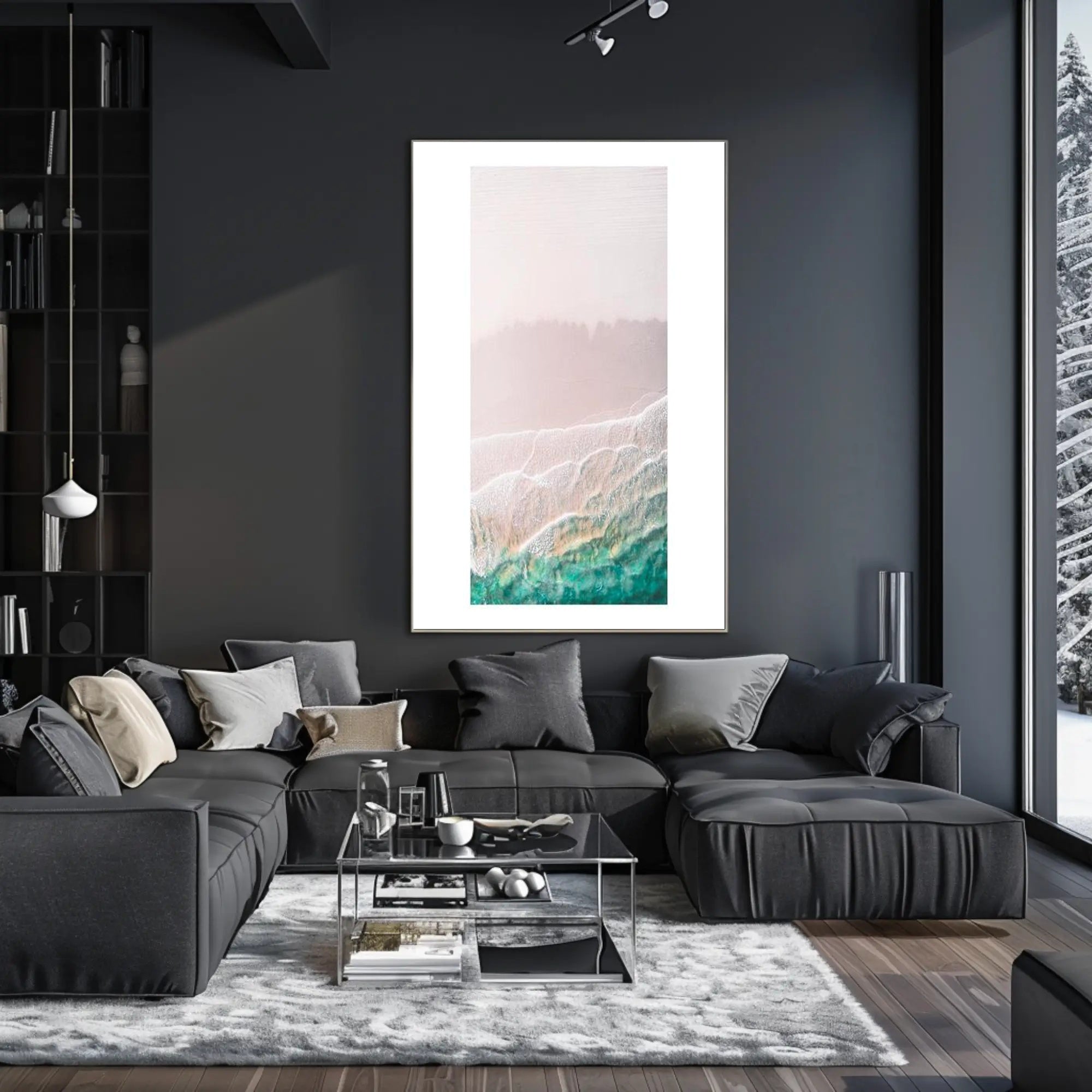 Tranquil Shoreline Poster PosterGoat