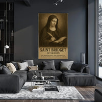 Saint Bridget Of Sweden Poster