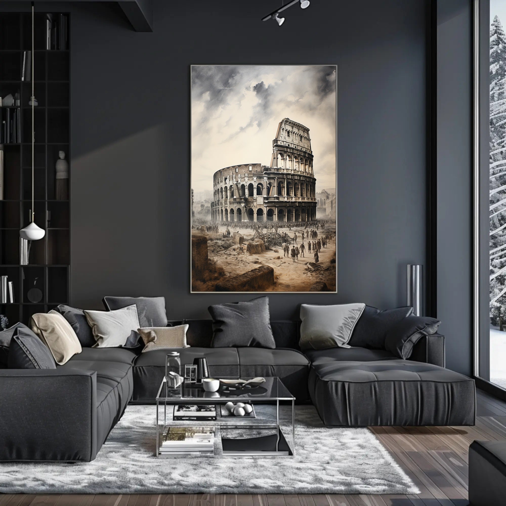 The Colosseum Echoes Of Ancient Rome Poster