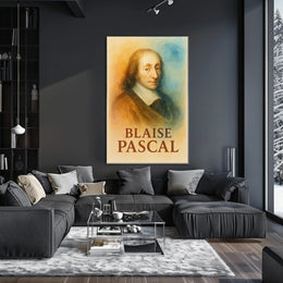 Blaise Pascal Tribute: Engaging Historical or Presidential Poster