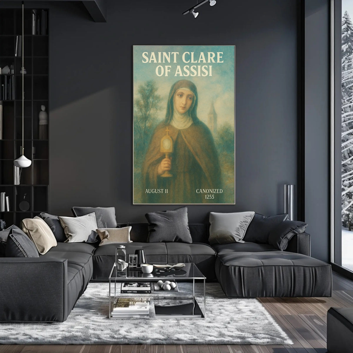 Saint Clare Of Assisi Poster