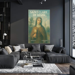 Saint Clare Of Assisi Poster
