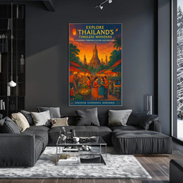Explore Thailands Timeless Wonders Poster