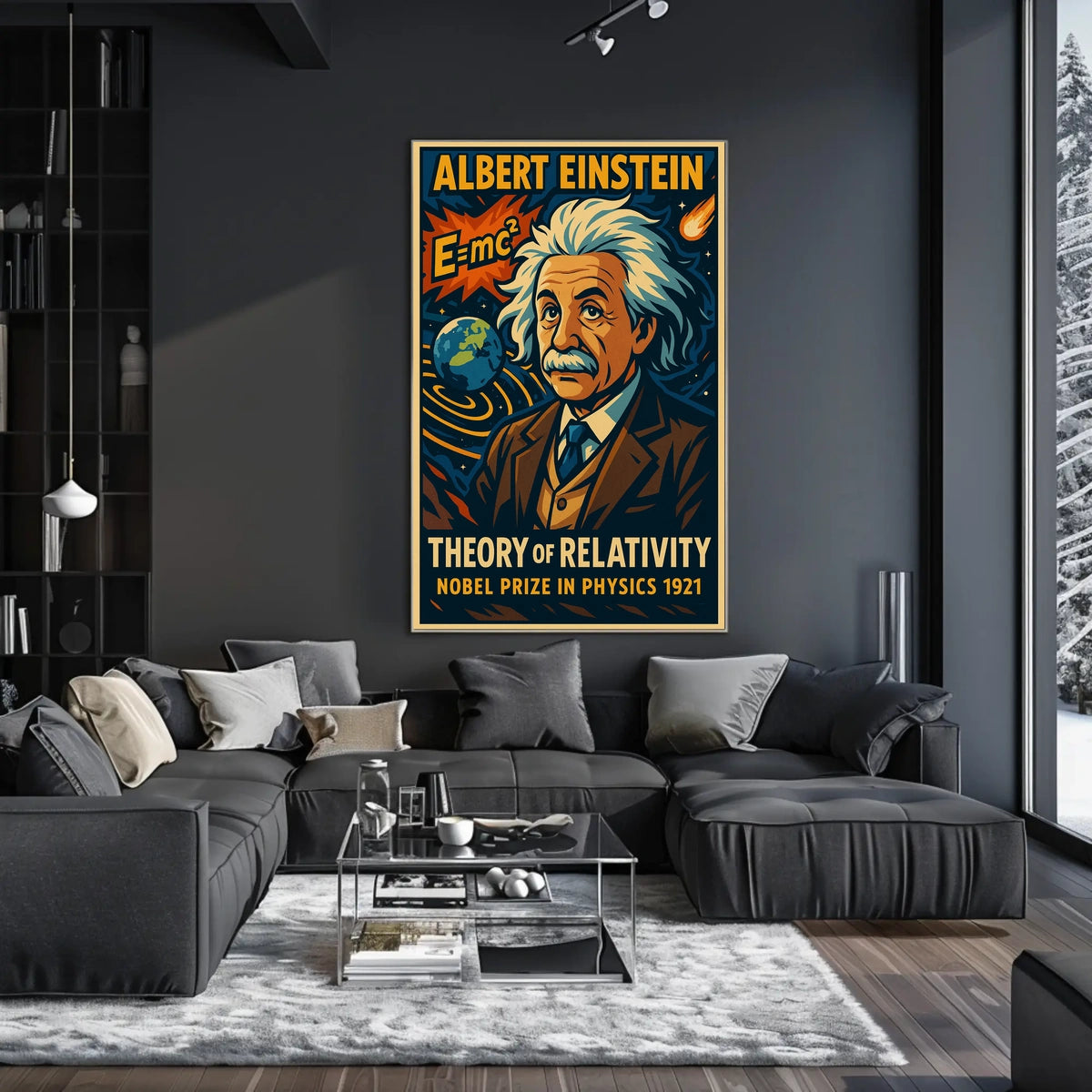 Albert Einstein Theory Of Relativity Poster