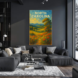 North Carolina Landscape Poster