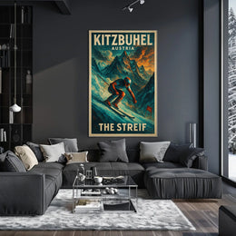 Kitzbühel, Austria The Streif Poster