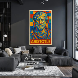 Aristotle Mosaic Art Poster