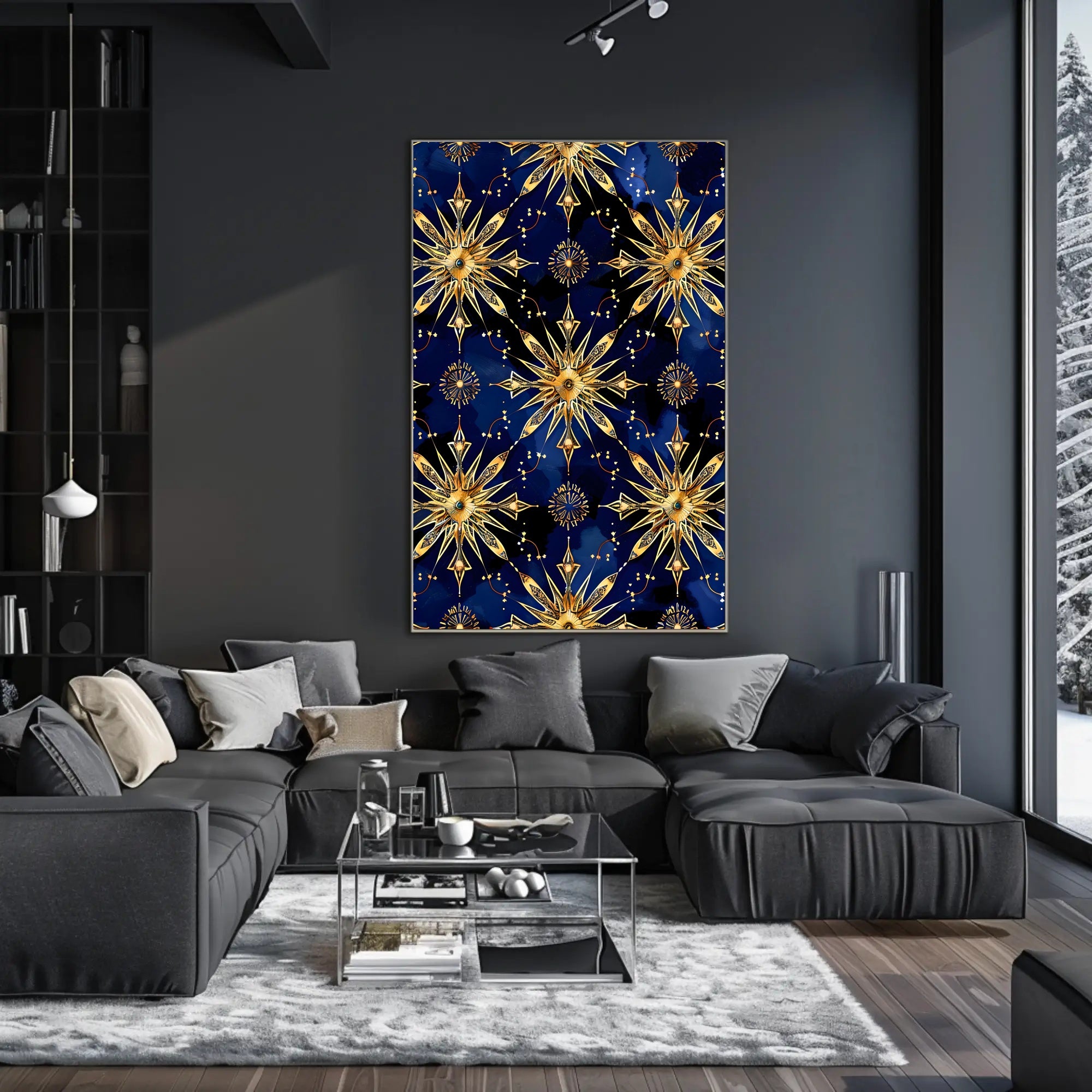 Celestial Elegance Art Print: Space or Astronomy Poster