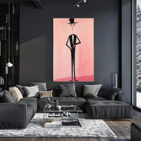 Tall Hat And Tails Poster Vintage Scenic Wall Art