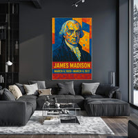James Madison Presidential Term Poster