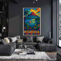 Nicaragua Travel Poster