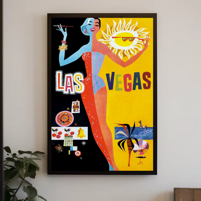 Las Vegas TWA Travel Poster