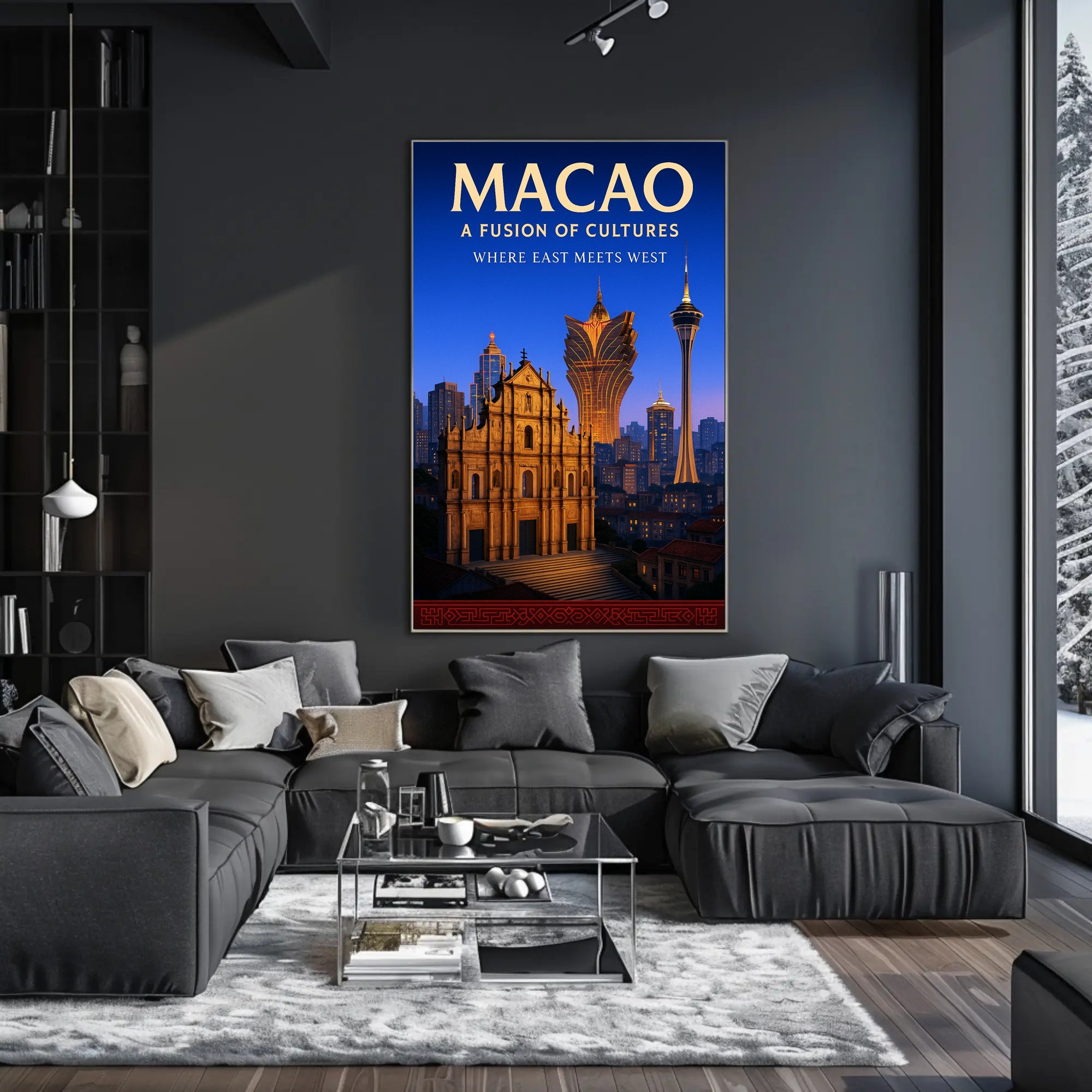 Macao A Fusion of Cultures Poster PosterGoat