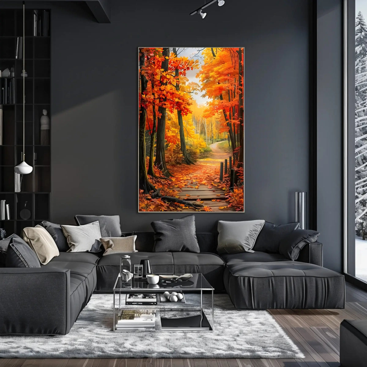 Autumn Pathway Poster