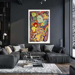Vibrant Abstract Expression Poster