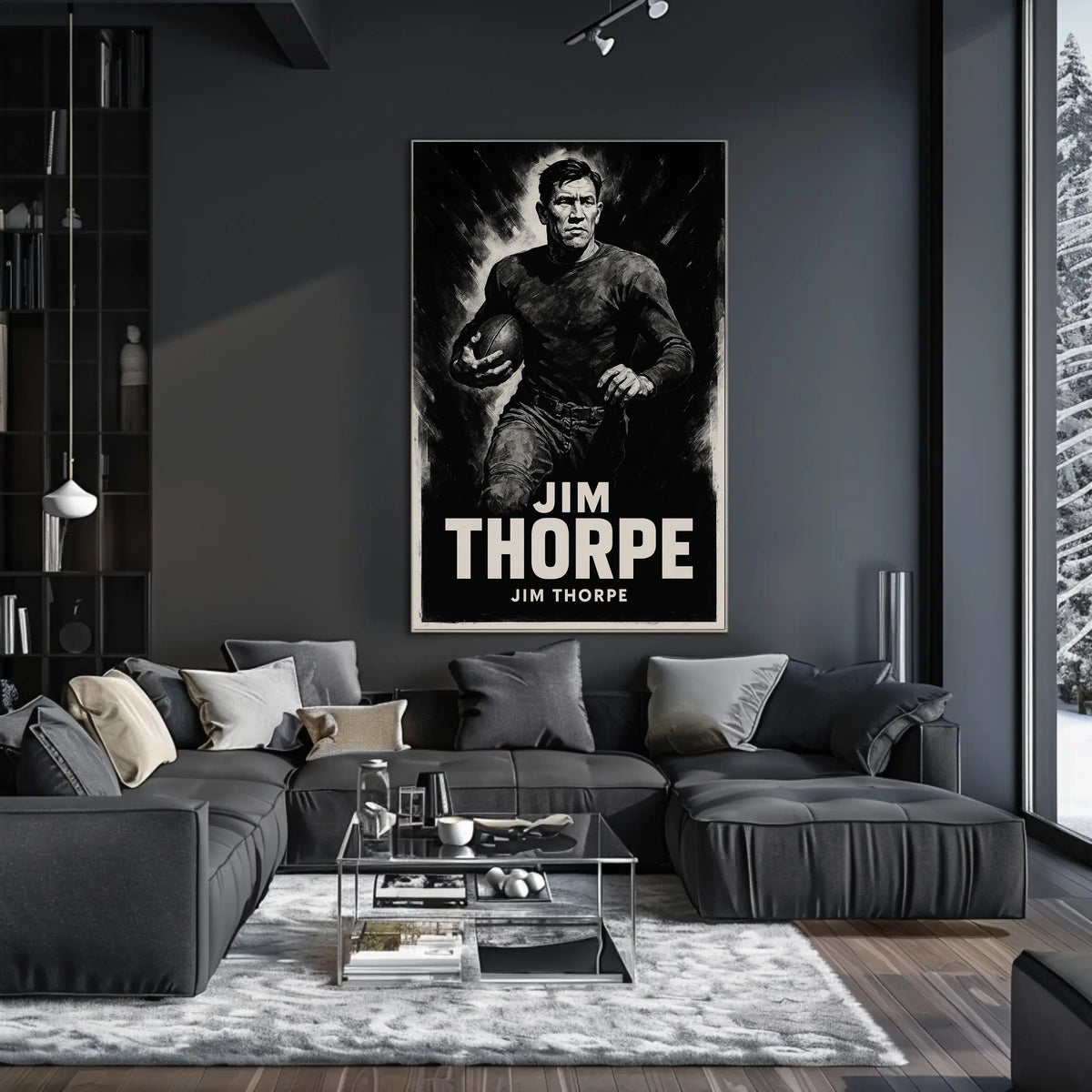 Jim Thorpe Legendary Athlete Poster