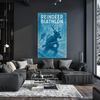 Reindeer Biathlon Poster