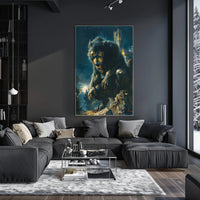 The Nocturnal Beast Art Poster for Home Decor and Art Lovers PosterGoat