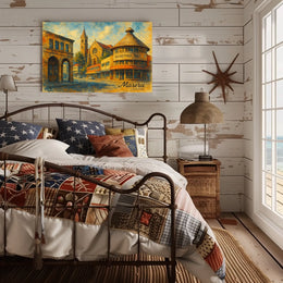 Maseru Cityscape Photography Realism Wanderlust Urban Skyline Timeless Cultural City Poster