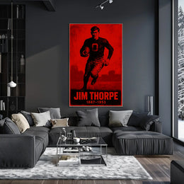 Jim Thorpe Legendary Athlete Poster