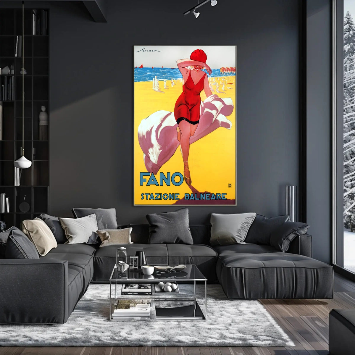 Fano Stazione Balneare Poster