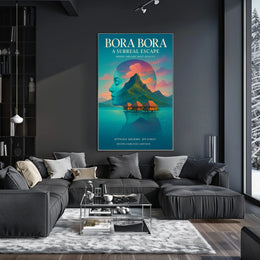 Bora Bora A Surreal Escape Poster