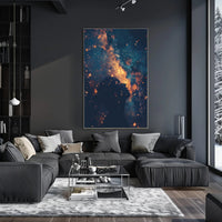 Cosmic Contemplation Art Print Poster for Home Decor PosterGoat
