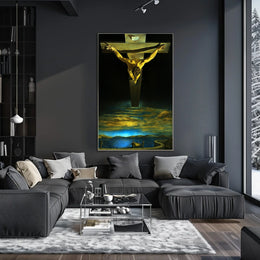 Surreal Vision of the Crucifixion Poster